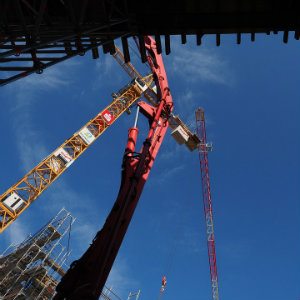 cranes that may malfunction and cause injury