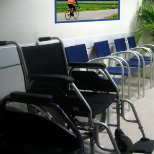 wheelchair for disabled nurse