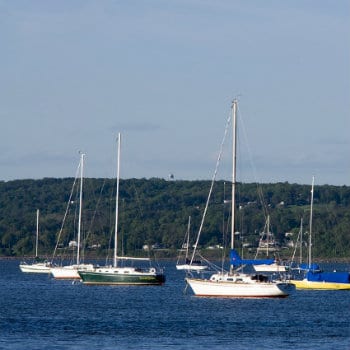 boats on Hudson River