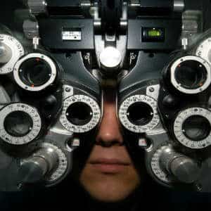 checking vision after an eye injury