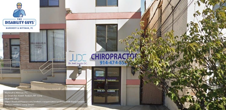 chiropractor near workers' comp attorney in Yonkers, NY