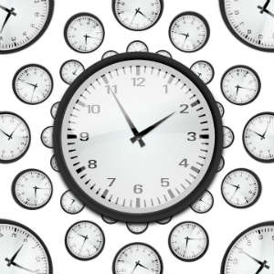 clocks indicating overtime