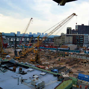 construction site in harlem new york
