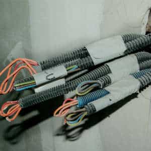 electrical wires that may be live
