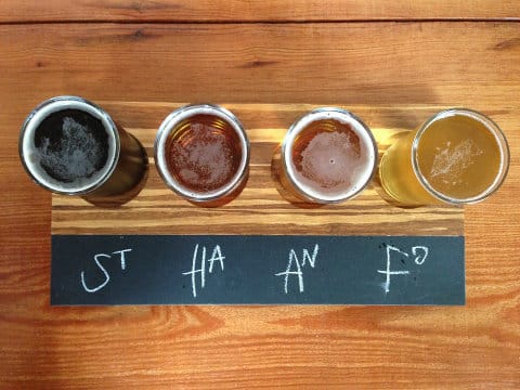 flight of beers